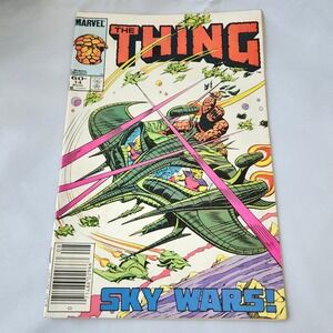 Marvel The Thing Comic Book #17 August‎ 1984 Sky Wars Vintage Collectible FN B&B